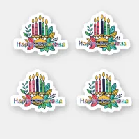 Kwanzaa Candlestick  Sticker