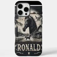 Rustic Farm With A Horse iPhone 16 Pro Max Case