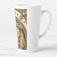 Leo astrology sign latte mug