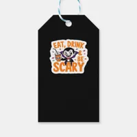 Eat Drink And Be Scary Classic Retro Cool Gift Tags