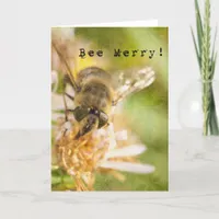 Bee Merry Holiday Card