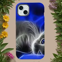 Neon Cat Eyes iPhone 15 Plus Case