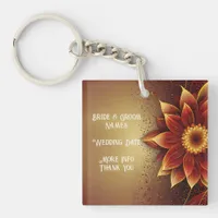 Eternal Bloom: A Timeless Celebration of Love Keychain