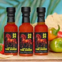 Stunning Chinese Year of the Fire Horse 2026 Hot Sauces