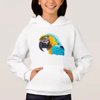 Macaw portrait - parrot friends  hoodie