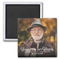 Memorial Sympathy Forever in our Hearts Photo Magnet