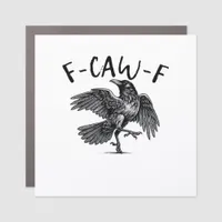 F-Caw-F Essential Retro Classic Car Magnet