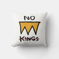No Kings Anti Classic Throw Pillow