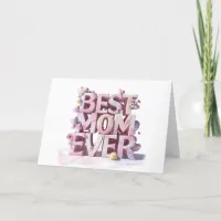 *~* Emoji AP72 Photo 3-D Fun Mother's Day Card