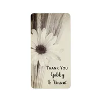 Dried Wheat Farm Wedding Thank You Favor Tag