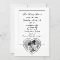 Personalized Heart Shaped Photo Wedding