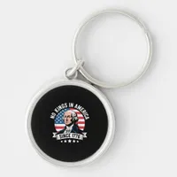 No Kings In America Since 1776 Funny Freedom Vibe Keychain