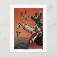 Help!  Tinman Falling Postcard