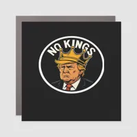 No Kings In America Anti Donald No Kings Day Class Car Magnet