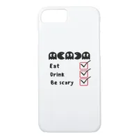 Eat Drink Be Scary Minimal Clean iPhone 8/7 Case