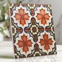 Spanish Colonial Revival Terracotta Ceramic Tile