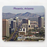 Downtown View of Phoenix, Arizona Mouse Pad