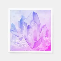 *~*  Fun Cheerful Amethyst Crystal Healing Paper Napkins