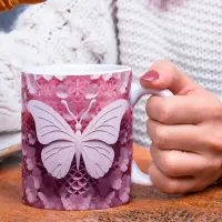 Sip in Style with the 3D Butterfly Coffee Mug