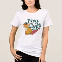 Foxy Cute Flowers Tri-Blend Shirt