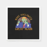 Halloween  Trumpkin Tri-Blend Napkins