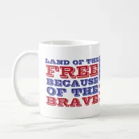 Patriotic 4th of July America Freedom Coffee Mug