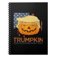 Trumpkin Halloween Funny Design Notebook