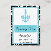 Aqua Chic Business Cards