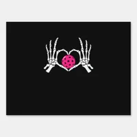 Skeleton Hands Heart Sign Funny Pickle Valentines 
