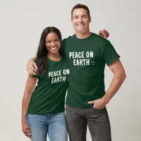 Peace On Earth Christmas Top Bible Words Festive