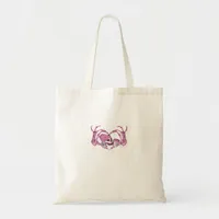 Halloween Skull Heart Hands Skeleton Beanie Tote Bag