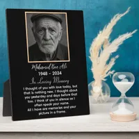 In Loving Memory of Grandpa Plaque