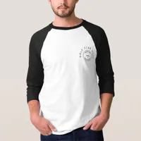 Golf Club Logo Player Name on Back T-Shirt