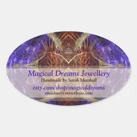 Magical Dreams Artistic Shop Label Sticker