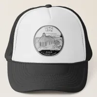 State Quarter of Iowa Reverse Side Faux Trucker Hat