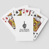 Bride Or Die, Till Death Do Us Party Poker Cards