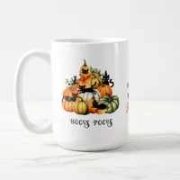 Witch Cat Jack O Lantern Pumpkin Patch Halloween Coffee Mug