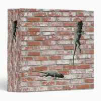 Binder - Lizards on Brick Wall