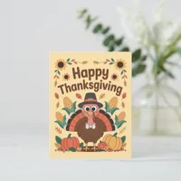 Thanksgiving Turkey Note Card