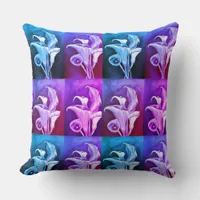 Calla Lillies Throw Pillow