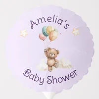 Sweet Little One on the Way Lavender Baby Shower Balloon