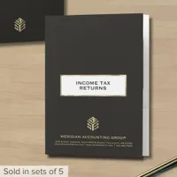 Custom Branded Tax Folders