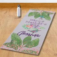 Happy Mother's day Floral & Birds Yoga Mat