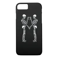 Skeleton Heart Hands Sign Halloween Costume Classi iPhone 8/7 Case