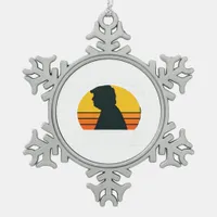 Trumpsgiving Design Snowflake Pewter Christmas Ornament