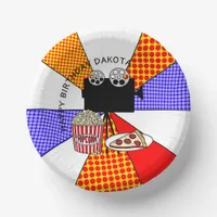 Retro Movie Night Birthday Party   Paper Bowls
