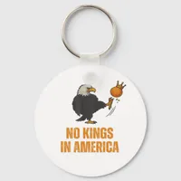 No Kings In America We The People Political Vintag Keychain