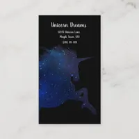 Pretty Galaxy Unicorn Business Card