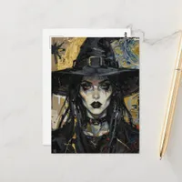 A Witch  Postcard