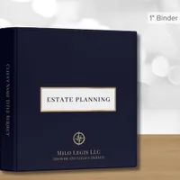 Professional Estate Planning Binder